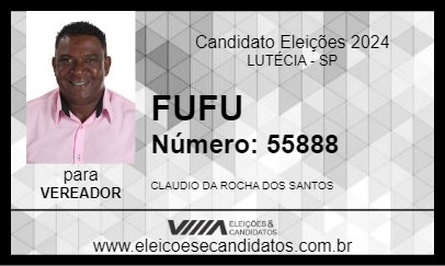 Candidato FUFU 2024 - LUTÉCIA - Eleições