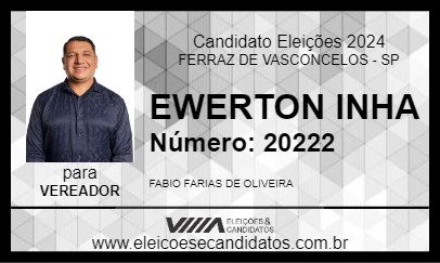 Candidato FÁBIO WUHALLA 2024 - FERRAZ DE VASCONCELOS - Eleições