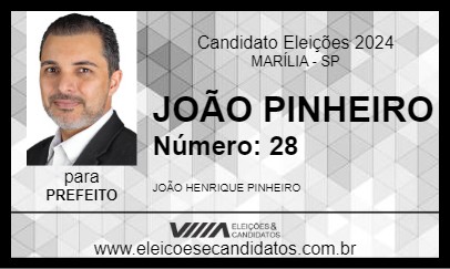 Candidato JOÃO PINHEIRO 2024 - MARÍLIA - Eleições