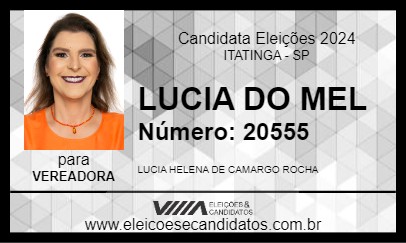 Candidato LUCIA DO MEL 2024 - ITATINGA - Eleições