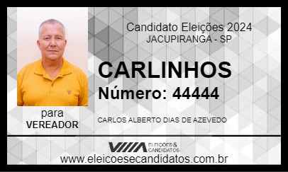 Candidato CARLINHOS 2024 - JACUPIRANGA - Eleições