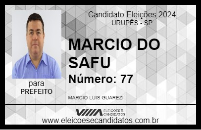 Candidato MARCIO DO SAFU 2024 - URUPÊS - Eleições