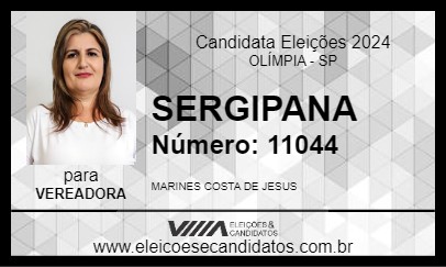 Candidato SERGIPANA 2024 - OLÍMPIA - Eleições