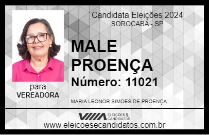 Candidato MALE PROENÇA 2024 - SOROCABA - Eleições