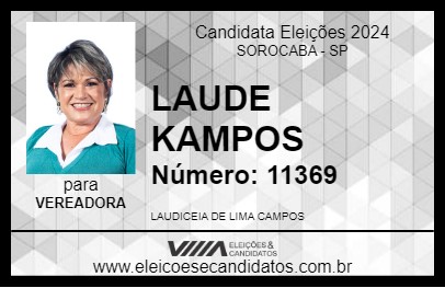 Candidato LAUDE KAMPOS 2024 - SOROCABA - Eleições