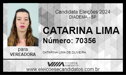 Candidato CATARINA LIMA 2024 - DIADEMA - Eleições