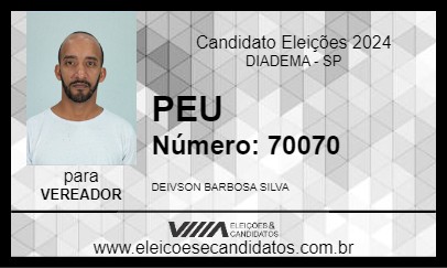 Candidato PEU 2024 - DIADEMA - Eleições