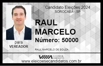 Candidato RAUL MARCELO 2024 - SOROCABA - Eleições