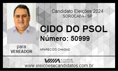 Candidato CIDO DO PSOL 2024 - SOROCABA - Eleições