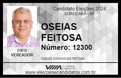 Candidato OSEIAS FEITOSA 2024 - SOROCABA - Eleições