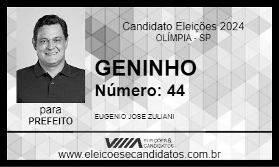 Candidato GENINHO 2024 - OLÍMPIA - Eleições