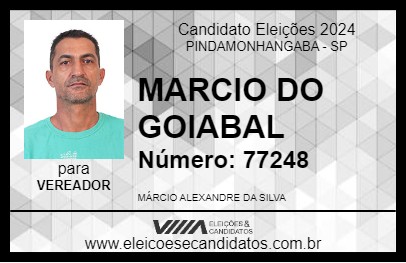 Candidato MARCIO DO GOIABAL 2024 - PINDAMONHANGABA - Eleições