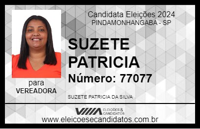 Candidato SUZETE PATRICIA 2024 - PINDAMONHANGABA - Eleições