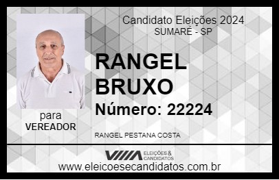 Candidato RANGEL BRUXO 2024 - SUMARÉ - Eleições