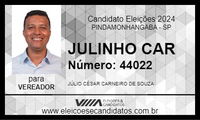 Candidato JULINHO CAR 2024 - PINDAMONHANGABA - Eleições