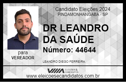 Candidato DR LEANDRO DA SAÚDE 2024 - PINDAMONHANGABA - Eleições