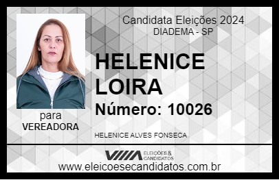 Candidato HELENICE LOIRA 2024 - DIADEMA - Eleições