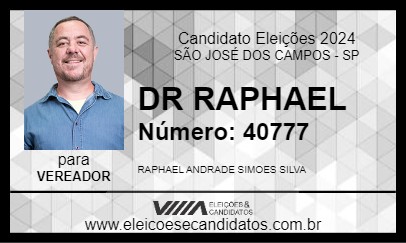 Candidato DR RAPHAEL 2024 - SÃO JOSÉ DOS CAMPOS - Eleições