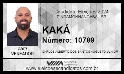 Candidato KAKÁ 2024 - PINDAMONHANGABA - Eleições