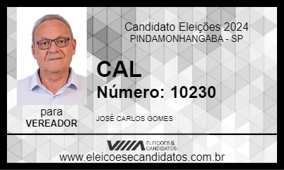 Candidato CAL 2024 - PINDAMONHANGABA - Eleições