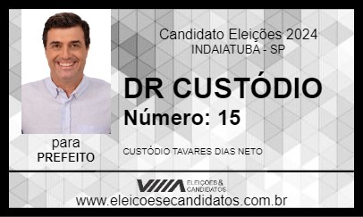 Candidato DR CUSTÓDIO 2024 - INDAIATUBA - Eleições