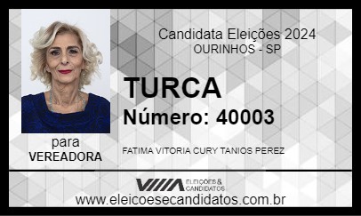 Candidato TURCA 2024 - OURINHOS - Eleições