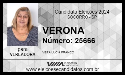 Candidato VERONA 2024 - SOCORRO - Eleições