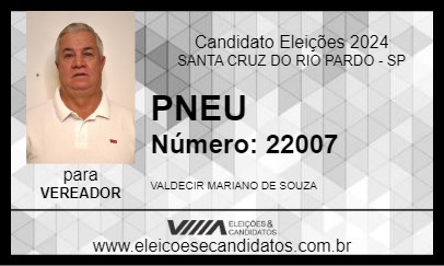 Candidato PNEU 2024 - SANTA CRUZ DO RIO PARDO - Eleições