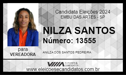 Candidato NILZA SANTOS 2024 - EMBU DAS ARTES - Eleições