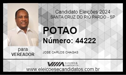 Candidato POTAO 2024 - SANTA CRUZ DO RIO PARDO - Eleições