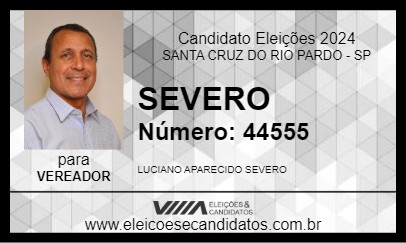 Candidato SEVERO 2024 - SANTA CRUZ DO RIO PARDO - Eleições