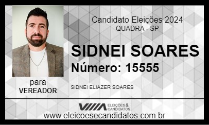 Candidato SIDNEI SOARES 2024 - QUADRA - Eleições