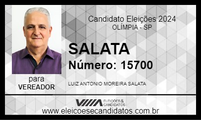 Candidato SALATA 2024 - OLÍMPIA - Eleições