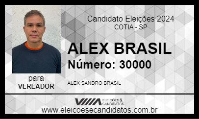 Candidato ALEX BRASIL 2024 - COTIA - Eleições