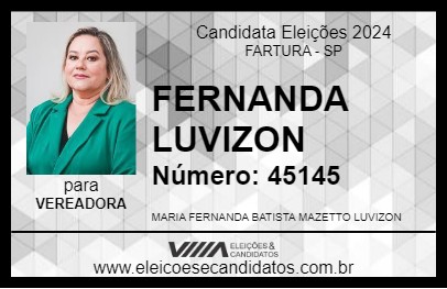 Candidato FERNANDA LUVIZON 2024 - FARTURA - Eleições