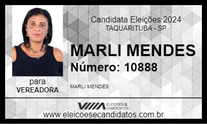 Candidato MARLI MENDES 2024 - TAQUARITUBA - Eleições