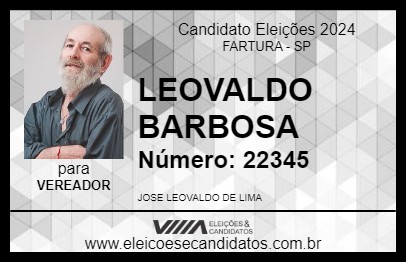 Candidato LEOVALDO BARBOSA 2024 - FARTURA - Eleições