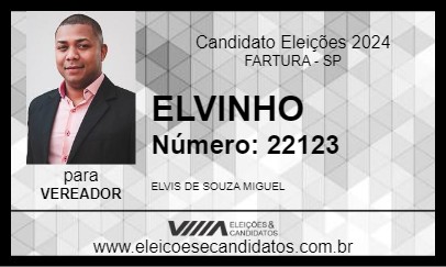 Candidato ELVINHO 2024 - FARTURA - Eleições