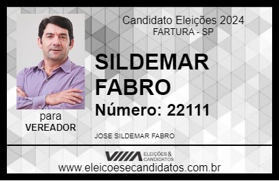 Candidato SILDEMAR FABRO 2024 - FARTURA - Eleições