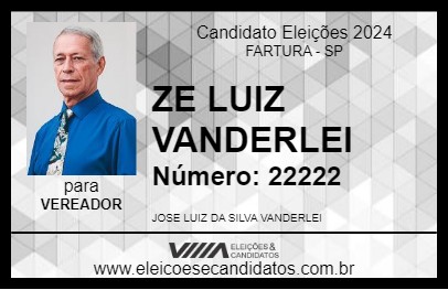 Candidato ZE LUIZ VANDERLEI 2024 - FARTURA - Eleições