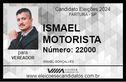 Candidato ISMAEL MOTORISTA 2024 - FARTURA - Eleições