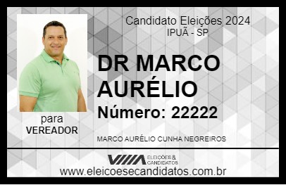 Candidato DR MARCO AURÉLIO 2024 - IPUÃ - Eleições