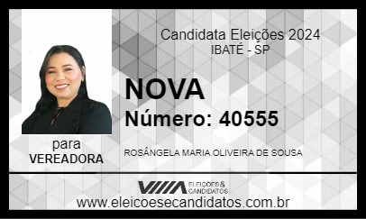 Candidato NOVA 2024 - IBATÉ - Eleições