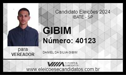 Candidato GIBIM 2024 - IBATÉ - Eleições