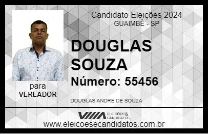 Candidato DOUGLAS SOUZA 2024 - GUAIMBÊ - Eleições