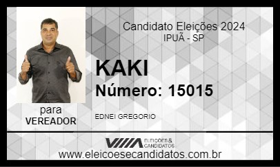 Candidato KAKI 2024 - IPUÃ - Eleições