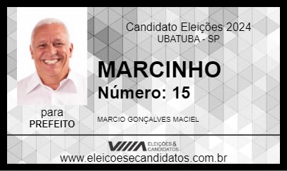 Candidato MARCINHO 2024 - UBATUBA - Eleições