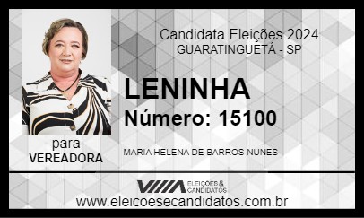 Candidato LENINHA 2024 - GUARATINGUETÁ - Eleições