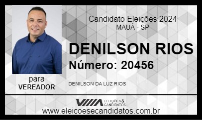 Candidato DENILSON RIOS 2024 - MAUÁ - Eleições