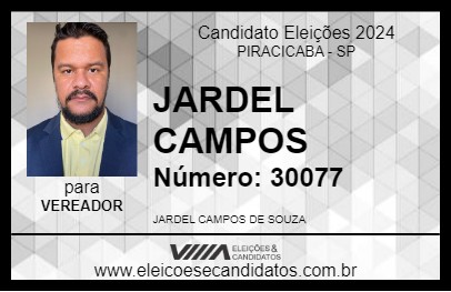 Candidato JARDEL CAMPOS 2024 - PIRACICABA - Eleições